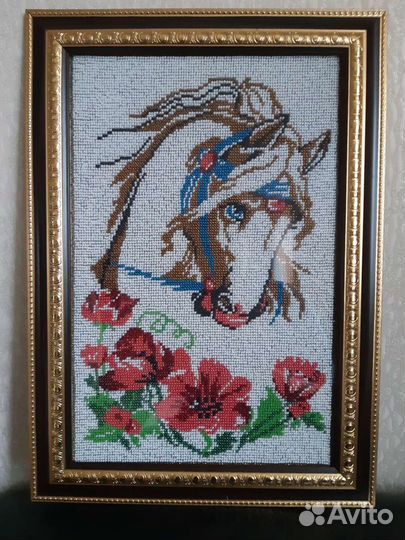 Картины вышитые бисером