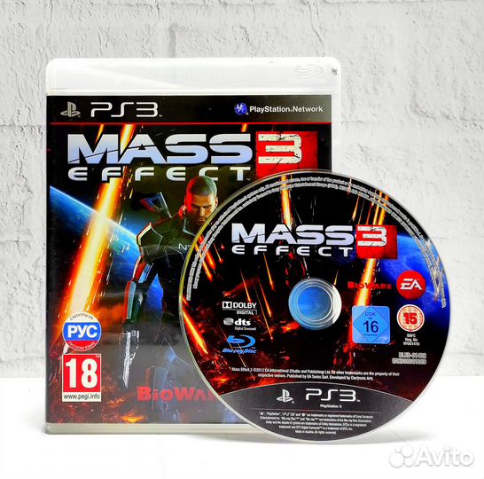 Mass Effect 3 Русские субтитры Видеоигра на диске