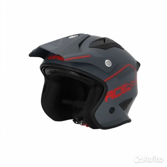 Acerbis Aria 2206 open face helmet Красно-серый (р