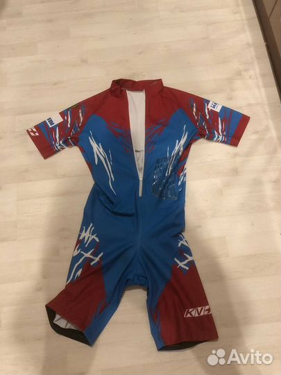 Лыжероллерный биатлонный комбинезон KV + Размер M