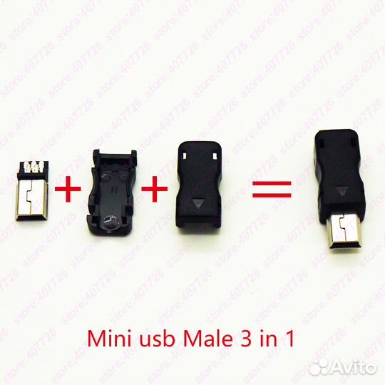 Разъемы Mini-USB, Микро USB 5pin