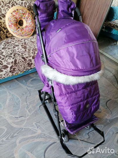 Санки коляска nika kids