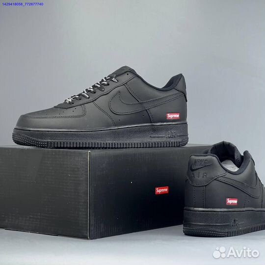 Кроссовки Nike Air Force 1 Low & Supreme (Арт.20567)