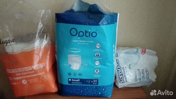 Подгузники для взрослых S optio