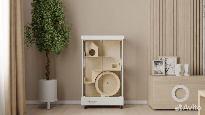 Клетка Витрина для шиншиллы дегу Дом Грызунов Р1