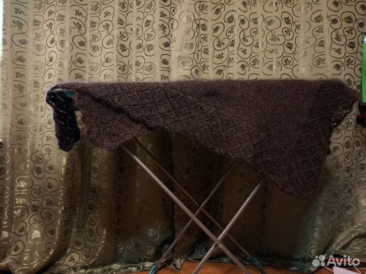 Тёплый пуховый платок