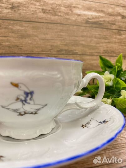 Чашка с блюдцем 