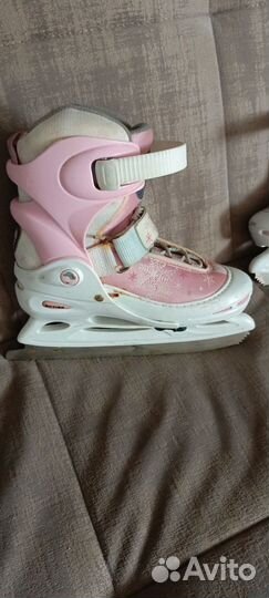 Коньки детские раздвижные 34 37