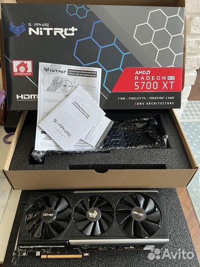 Видеокарта rx 5700 xt sapphire nitro