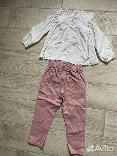 Одежда пакетом для девочки 116 Mango Benetton