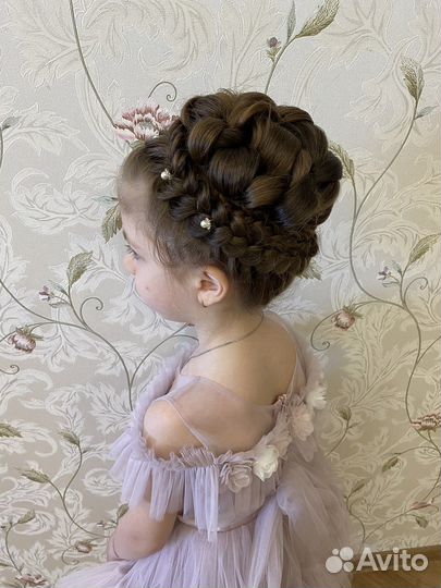 Детские причёски, плетение кос