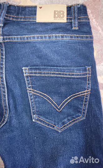 Джинсы детские унисекс р.146