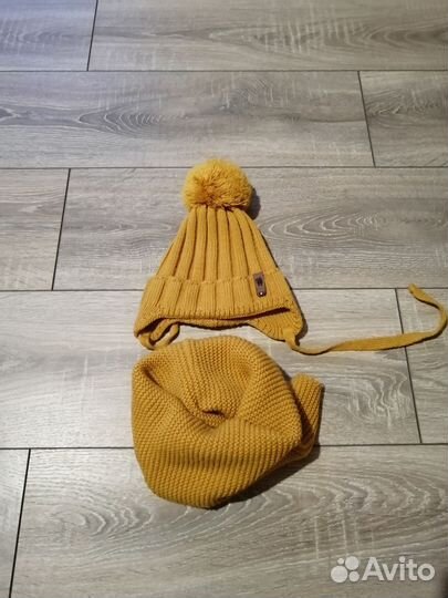 Шапка и снуд детский