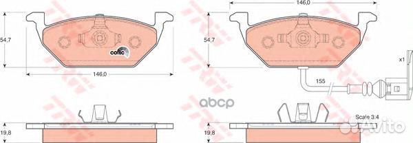 GDB1386 633 21644 021B-sxfo687781колодки