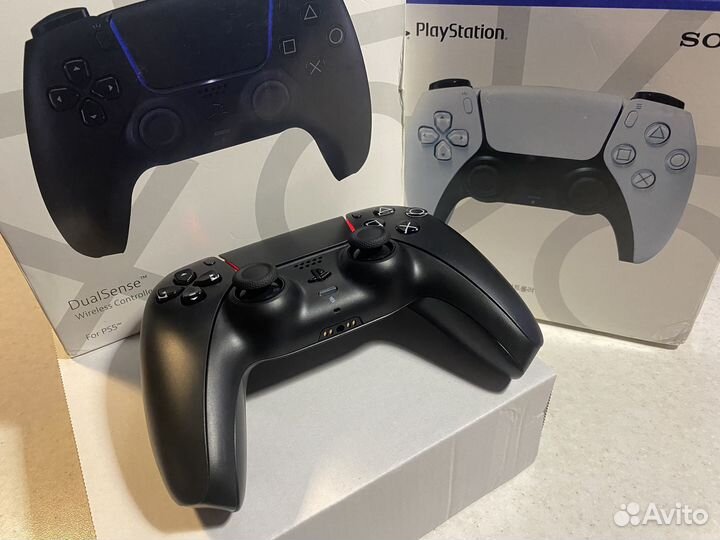 Геймпад ps4 в корпусе ps 5 черный