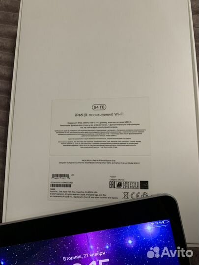 Планшет apple iPad 9 64gb