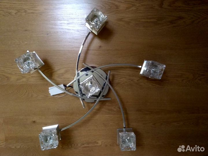 Люстра My Light 8182/6 RBP CR с пультом