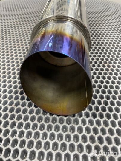 Глушитель прямоточный банка с опалом 60/90мм