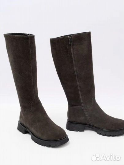Сапоги 40 замша натуральная зимние