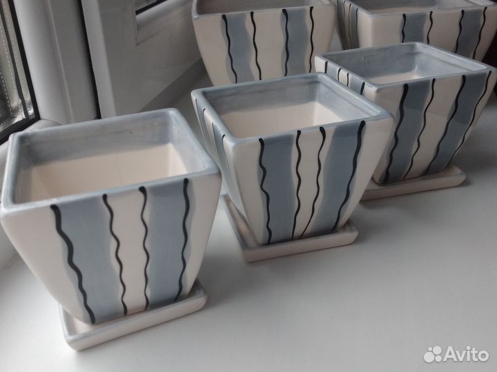 Горшки керамические для цветов