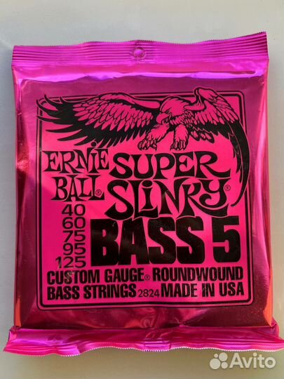 Струны для бас гитары Ernie ball