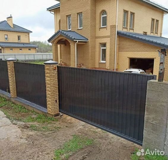 Ворота откатные от производителя. Под ключ