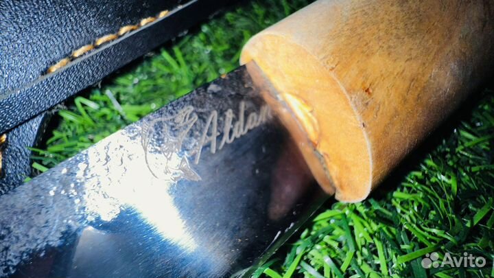 Нож якутский охотничий ручной работы