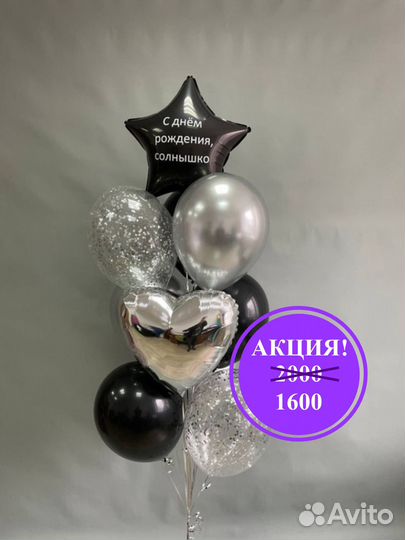 Гелиевые воздушные шары. Доставка