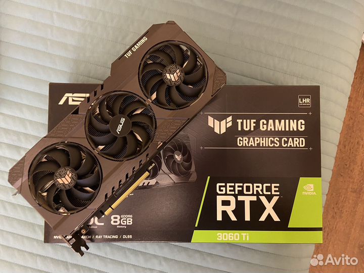 Видеокарта asus rtx 3060ti 8gb TUF Gaming OC