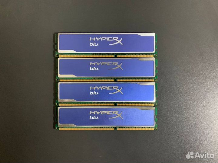 HyperX 8 гб (4 гб x 2 шт.) DDR3 1866 мгц dimm