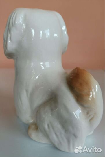 Фарфоровая фигурка Пекинес лфз