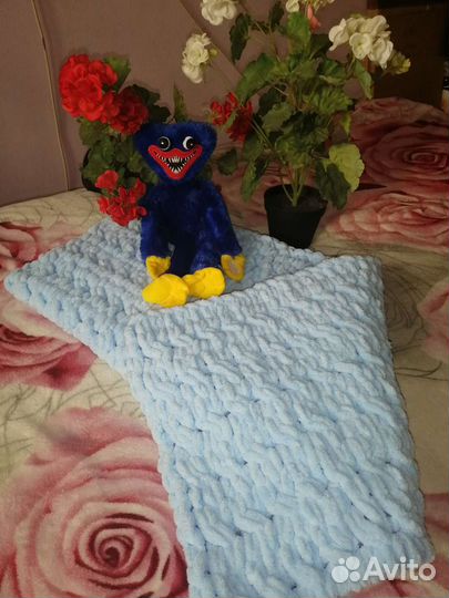 Плед детский плюшевый