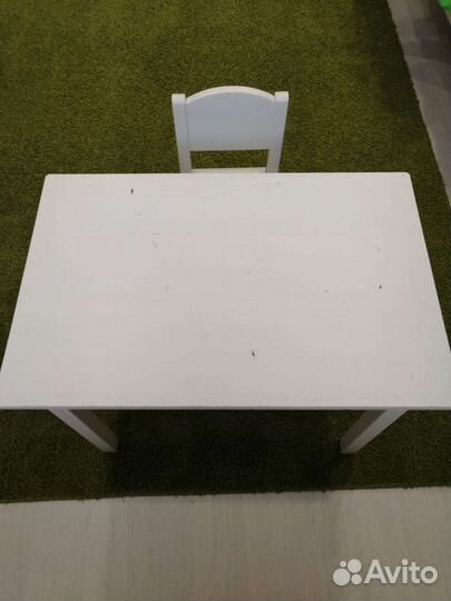 Детский стол и стул IKEA сундвик