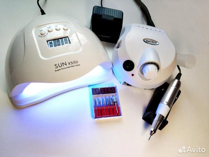 Аппарат и лампа для маникюра и педикюра проф
