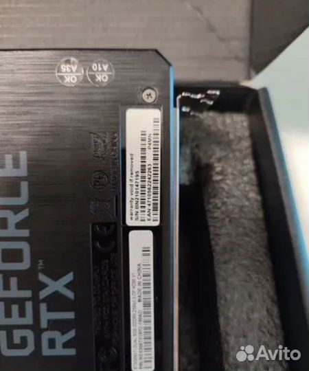 Видеокарта Palit RTX3060Ti не рабочая