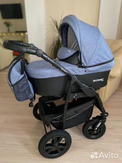 Коляска 3 в 1 Verdi sonic Plus джинс