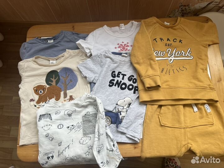 Одежда hm zara 18m пакетом для мальчика