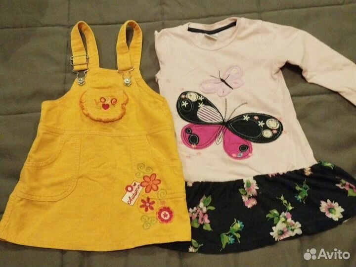 Детская одежда для девочек 92 98 пакетом