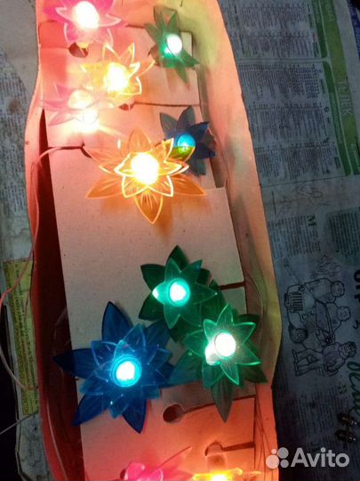 Елочная гирлянда СССР