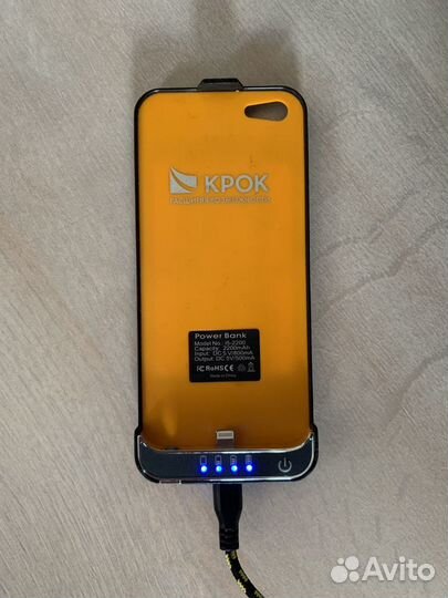 Power bank внешний аккумулятор для айфон 5, 5s, 5c