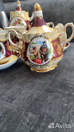 Фарфоровый чайный сервиз кисловодский