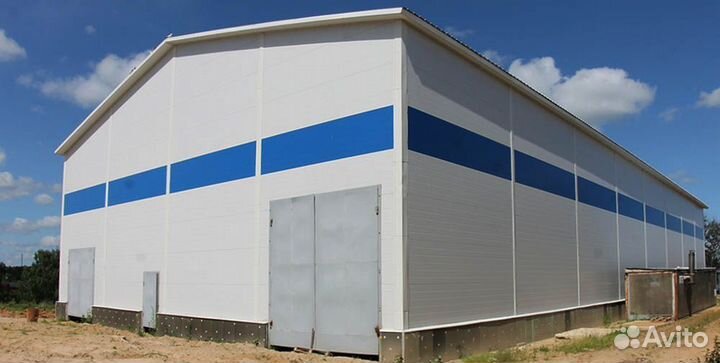 Быстровозводимые Ангары Склады Магазины из сендвич