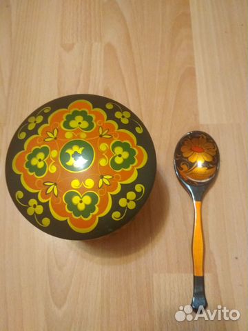 Хохлома, посуда из дерева