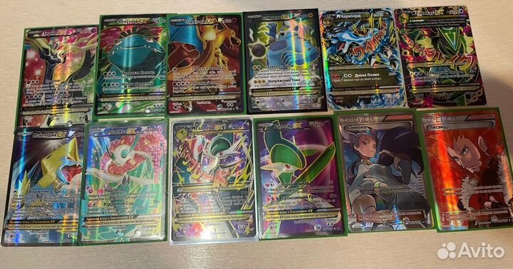 Карточки Покемон ех на русском