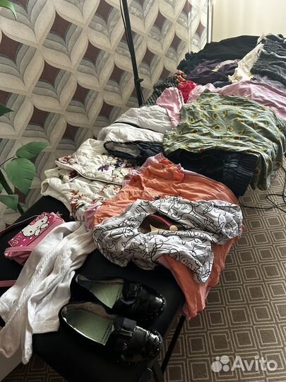 Вещи детские пакетом 128-146