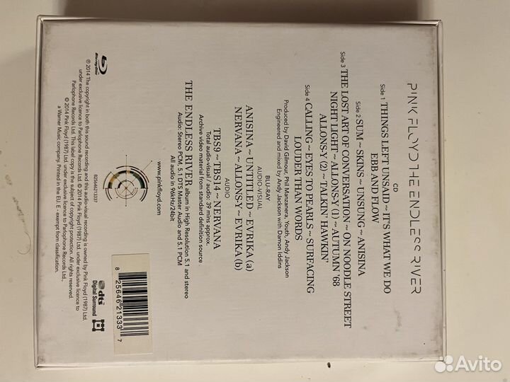 Pink Floyd.The Endless River.2014. 1CD + 1Blu-ray