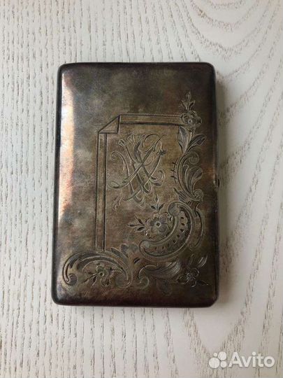 Портсигар серебро 84 проба