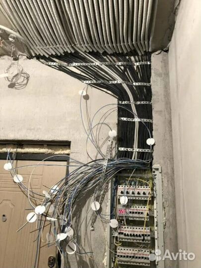 Услуги электрика, монтаж слаботочных систем