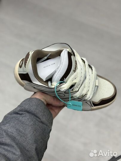 Кроссовки Old Order коричневые белые мужские