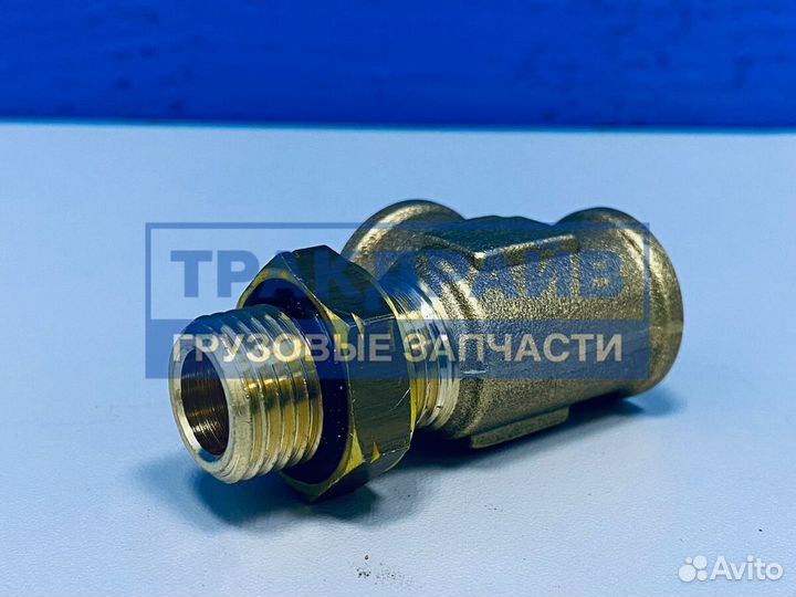 Переходник металл тройник резьба наружная 16*1.5 + внутренняя 2х16*1.5 мм